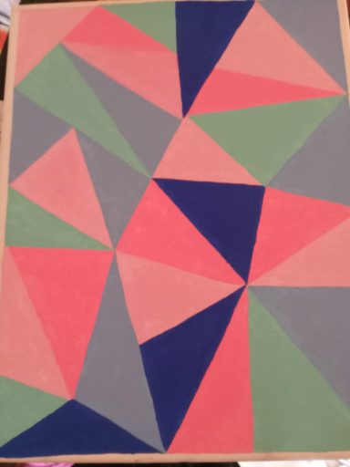 triangle painting